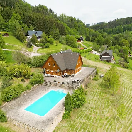 Villa With Swimming Pool In The Hilly Landscape Pecka